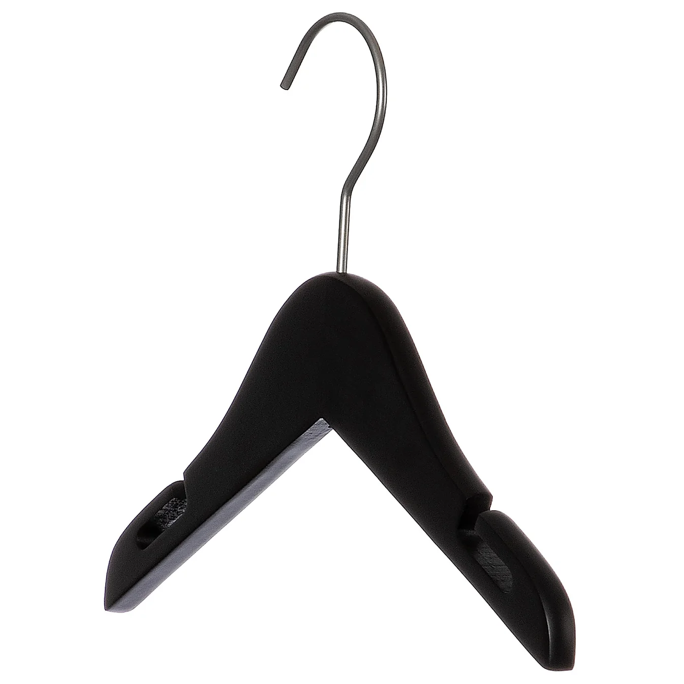 10" Black Wooden Coat Hanger
